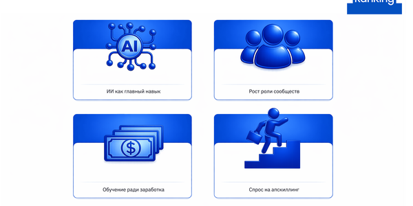 Что происходит на рынке онлайн-обучения взрослых: пять главных трендов
